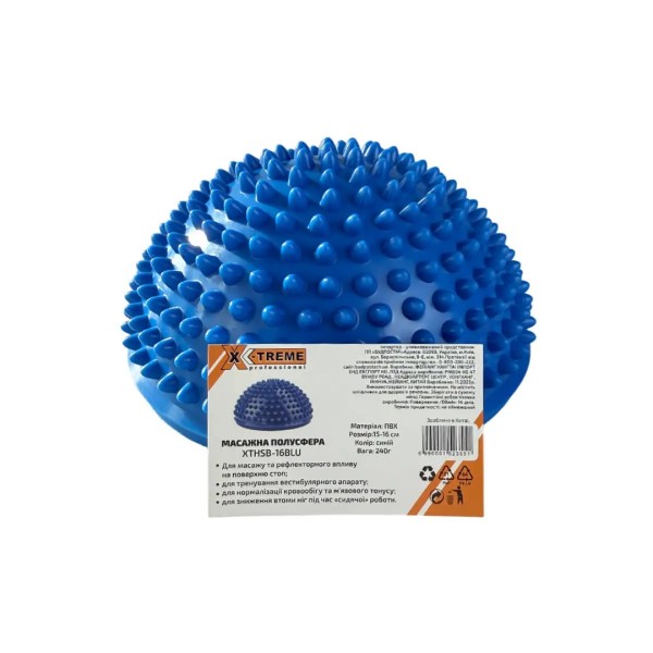 Фото - Масажна полусфера X-Treme XTHSB-16BLU 16 см, синiй